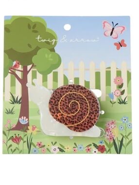 Twig & Arrow Snail Claw Clip NWT